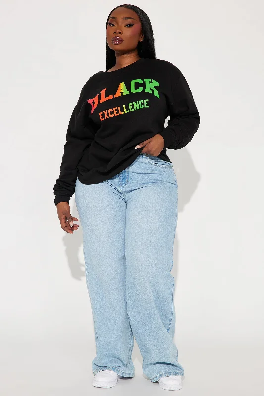 Black Excellence Sweatshirt - Black