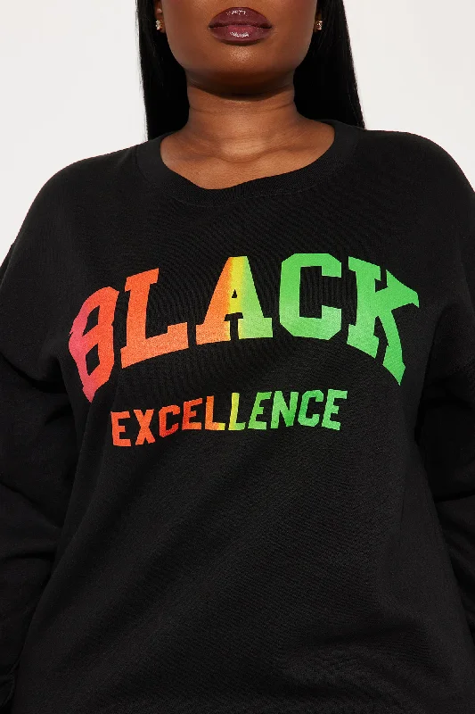 Black Excellence Sweatshirt - Black