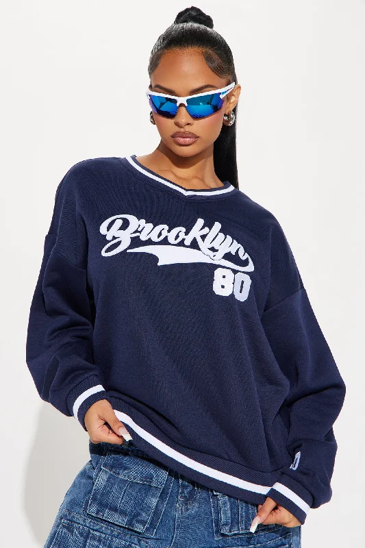 Brooklyn 1980 Athletic Sweatshirt - Navy