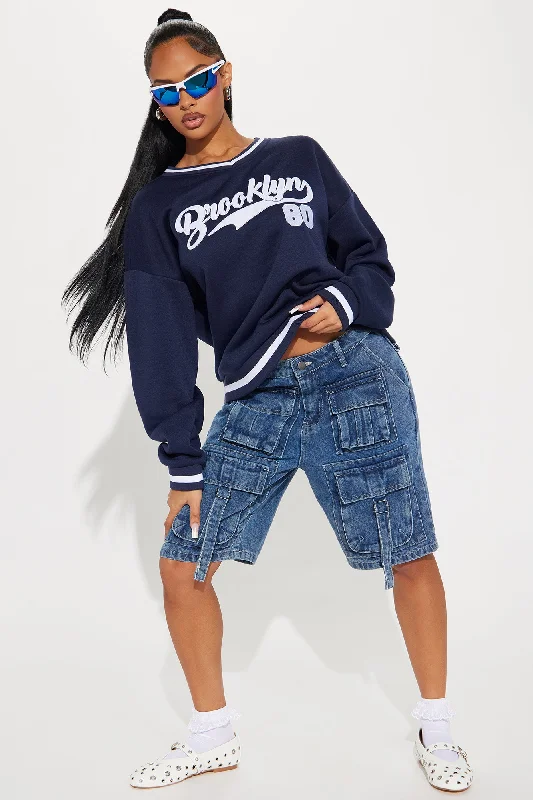 Brooklyn 1980 Athletic Sweatshirt - Navy