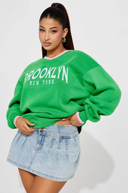 Brooklyn Athletic Sweatshirt - Kelly Green