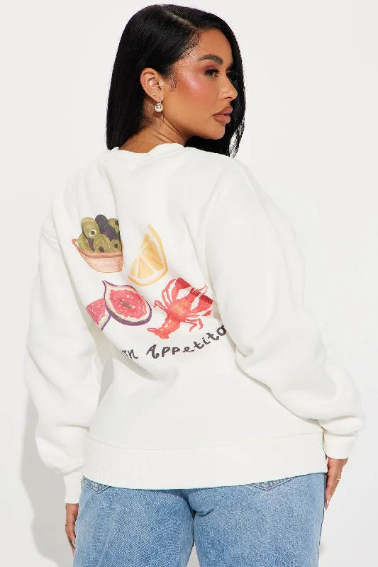 Buon Appetito Sweatshirt - Ivory