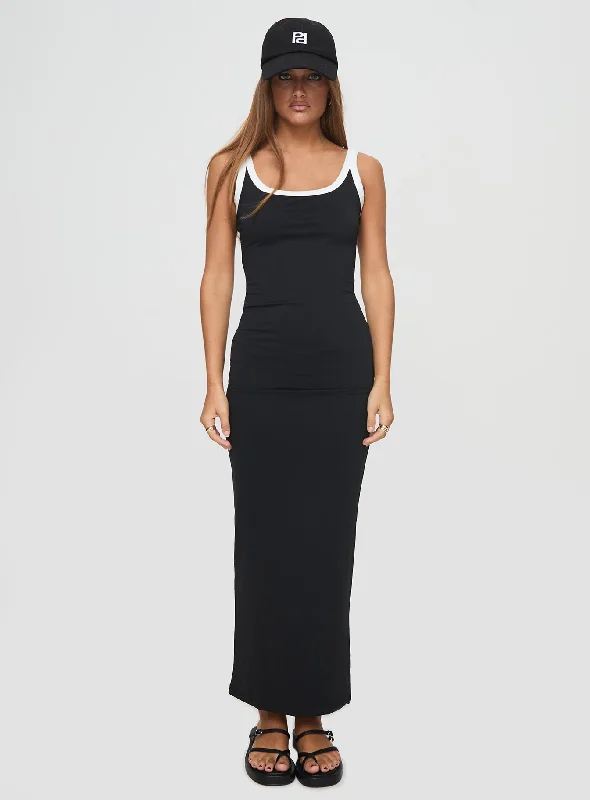 Caputo Maxi Dress Black