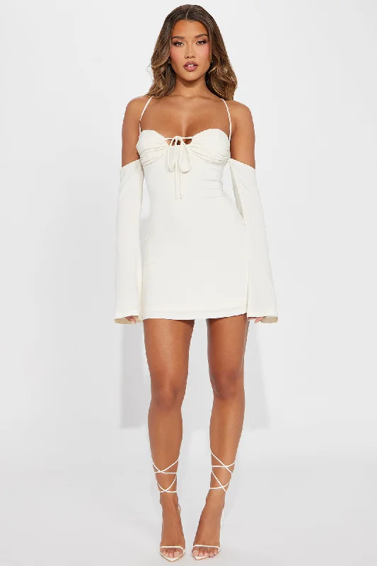 Clara Mini Dress - Cream