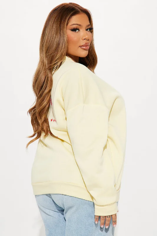 Don't Forget To Take Your Vitamins Cherries Sweatshirt - Yellow