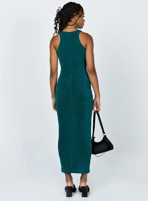 Everlast Midi Dress Forest Green