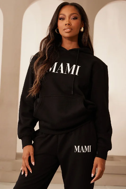 Family Goals Women's Mami Hoodie - Black