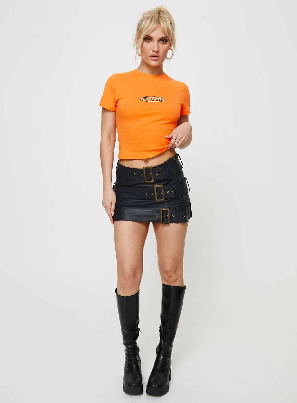 JGR & STN Sporte Baby Tee Tangerine