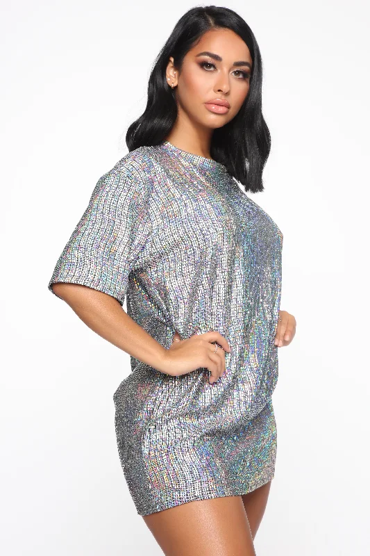 Making Memories T Shirt Dress - Hologram