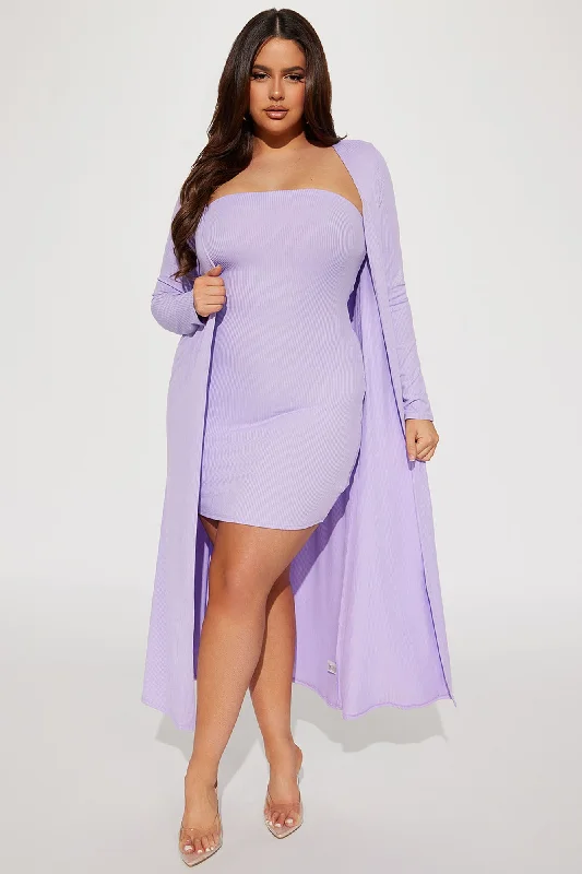 Mirabelle Mini Dress Set - Lavender