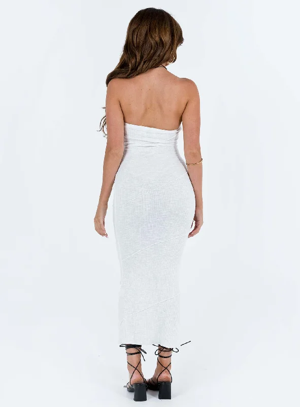 Oscar Midi Dress White Petite