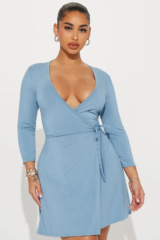 Susie Mini Dress - Blue