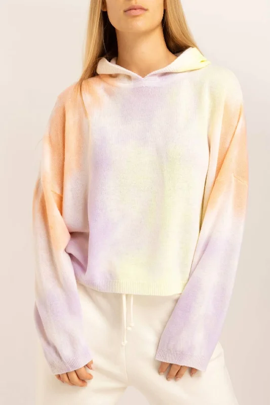 Tie Dye Tallin Hoodie In Pastel Dream