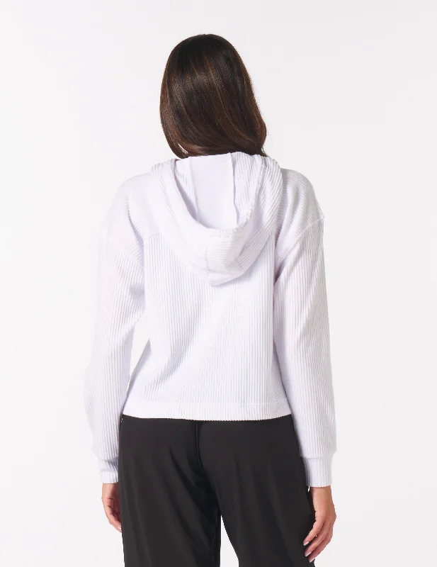 Valley Hoodie: White