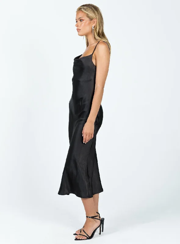 Zamora Midi Dress Black