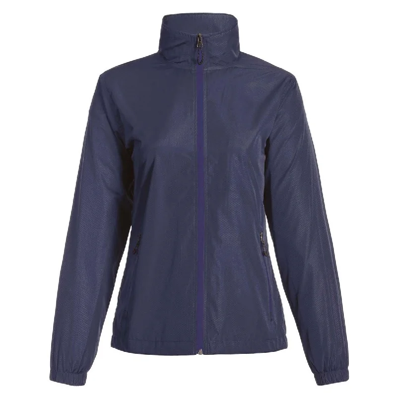 Landway Women's Navy Aerolite Mesh Lined Windbreaker