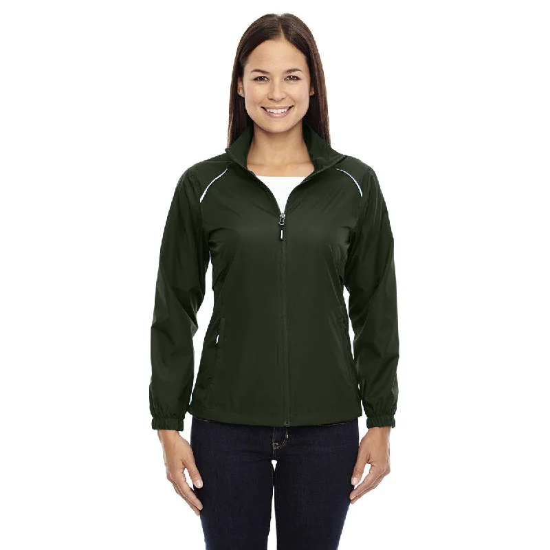 Core 365 Women's Forest Green Motivate Unlined Lightweight Jacket