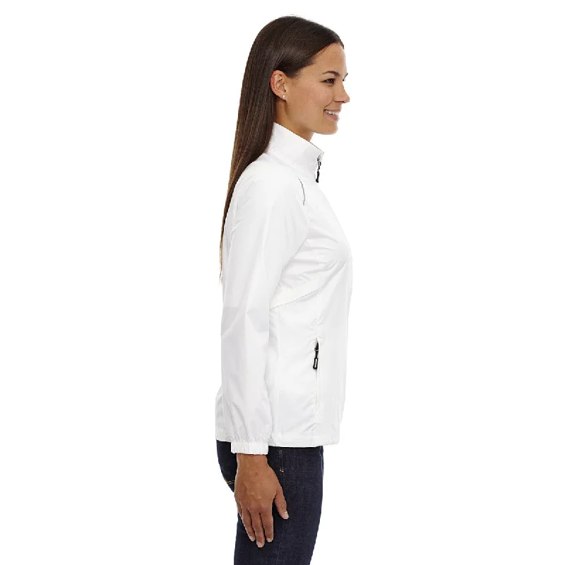 Core 365 Women's White Motivate Unlined Lightweight Jacket