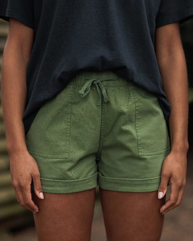 Carriso Organic Cotton Shorts - Vineyard Green