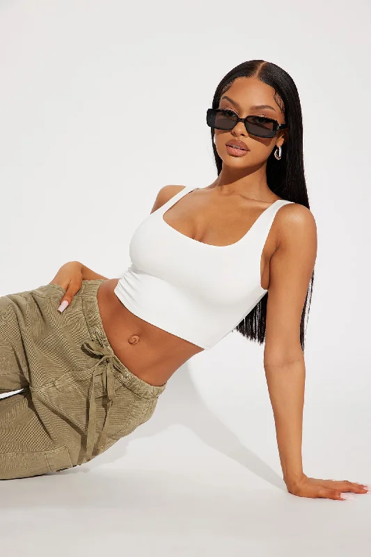 Emiah Crop Top - Off White