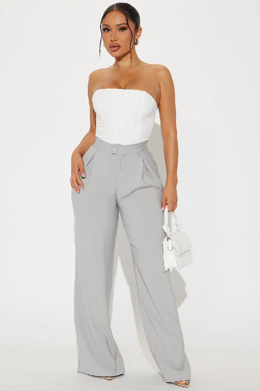 Got Carried Away Trouser - Grey