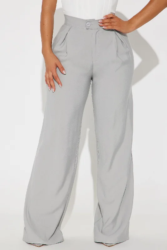 Got Carried Away Trouser - Grey