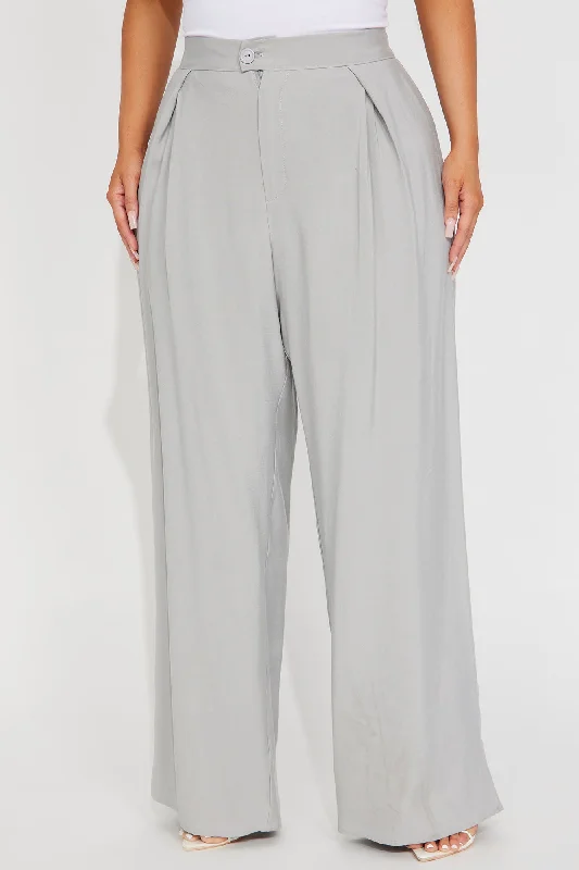 Got Carried Away Trouser - Grey