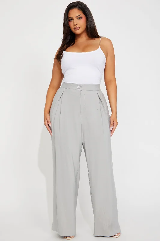 Got Carried Away Trouser - Grey