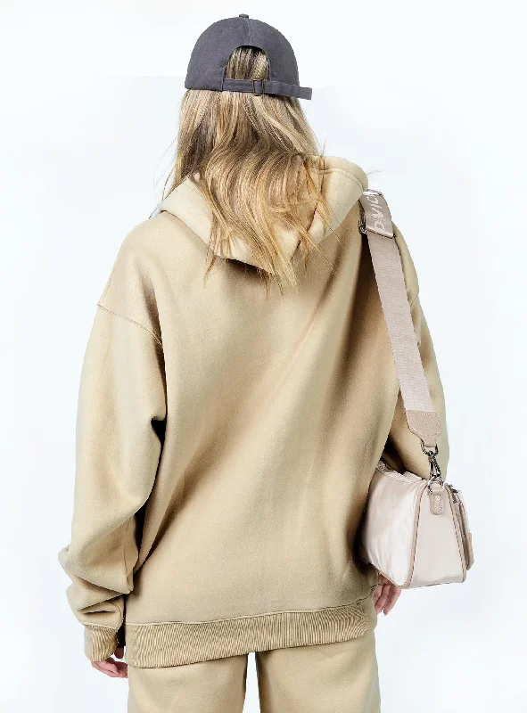 Hoda Zip Up Jacket Beige