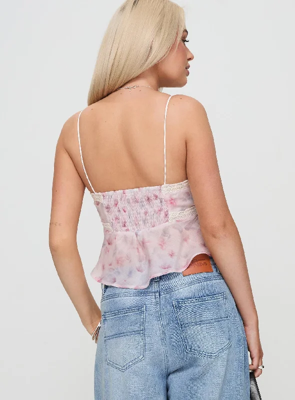 Karta Top White / Pink