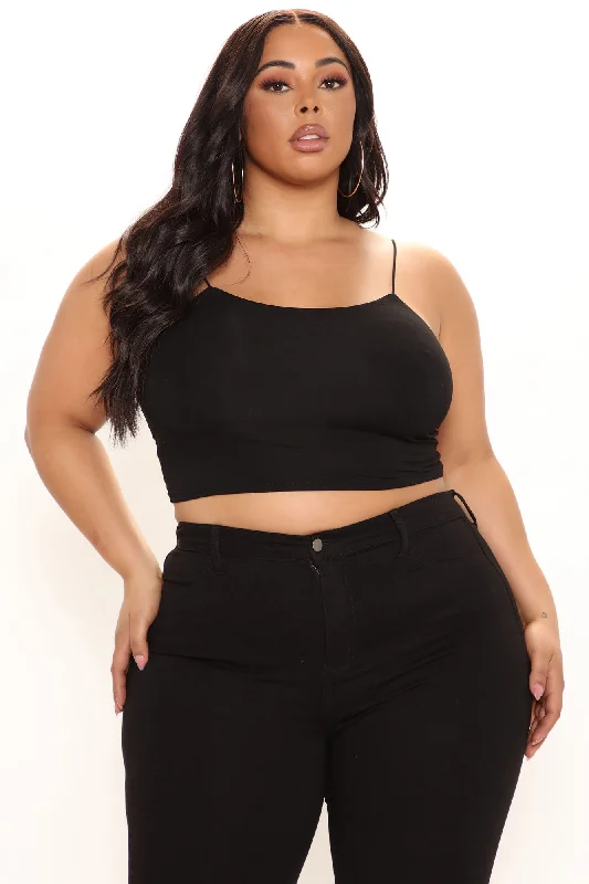 KiKi Cropped Top - Black