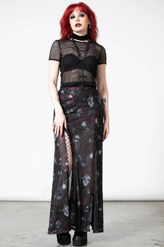 Kleadora Mesh Maxi Skirt