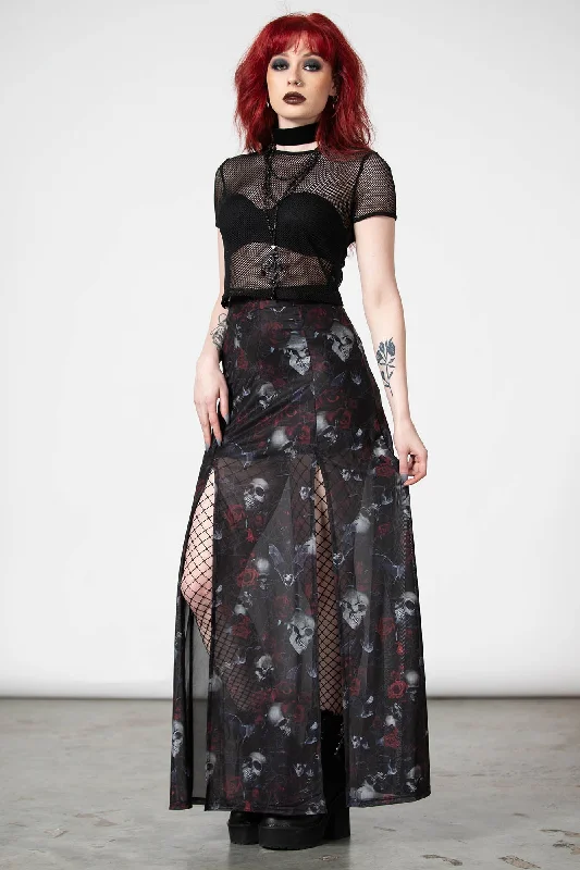 Kleadora Mesh Maxi Skirt