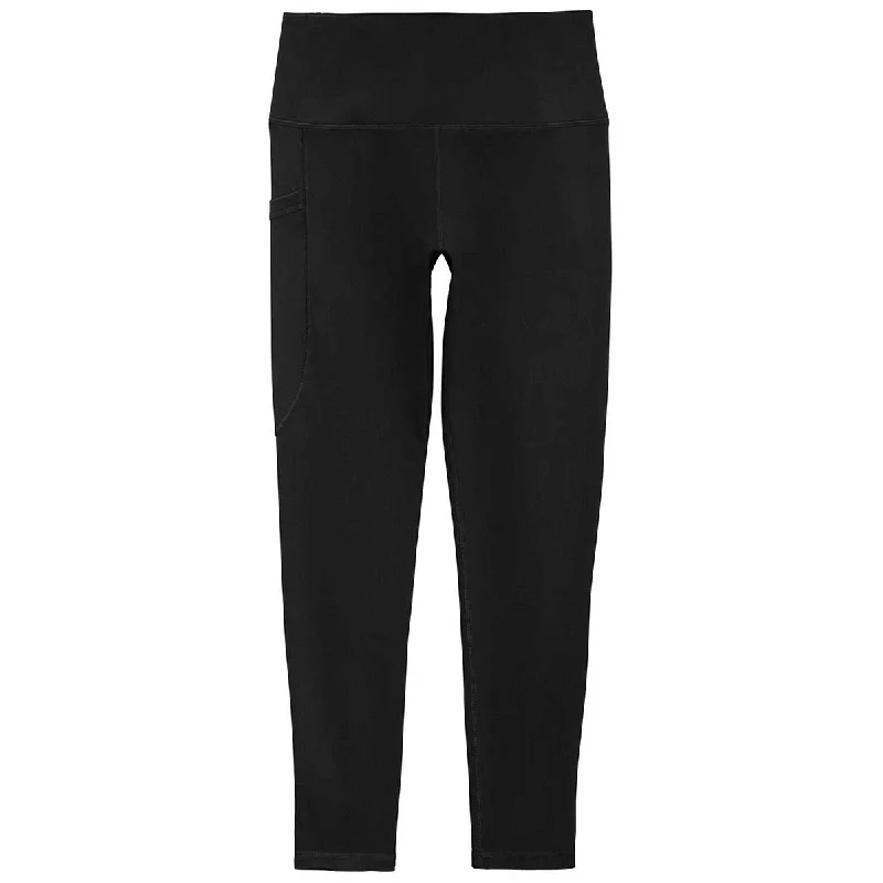 Sport-Tek Women's Black High Rise 7/8 Legging