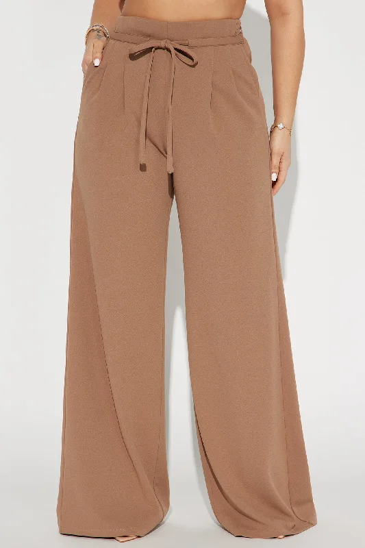 Name Your Game Trouser Pant - Taupe