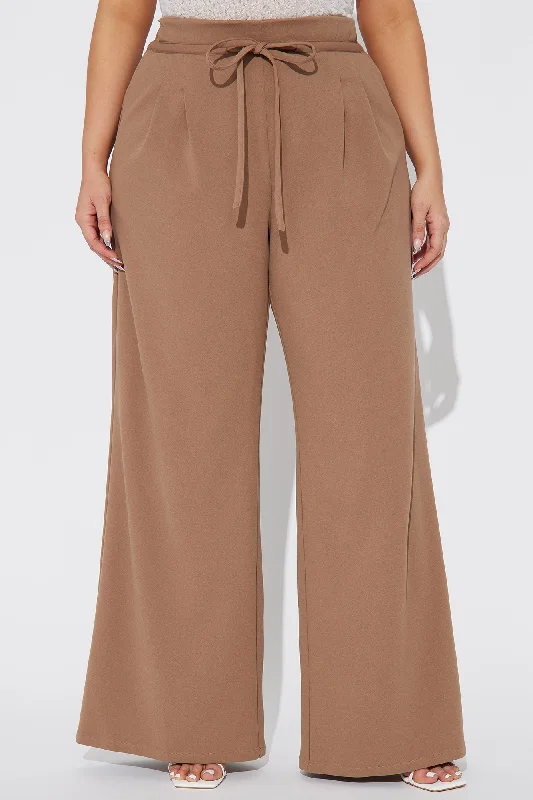 Name Your Game Trouser Pant - Taupe