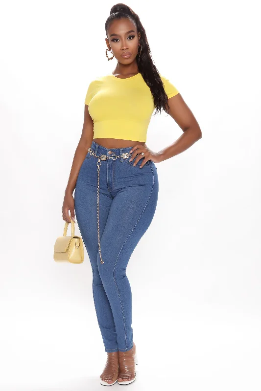 Robin Crop Top - Citron