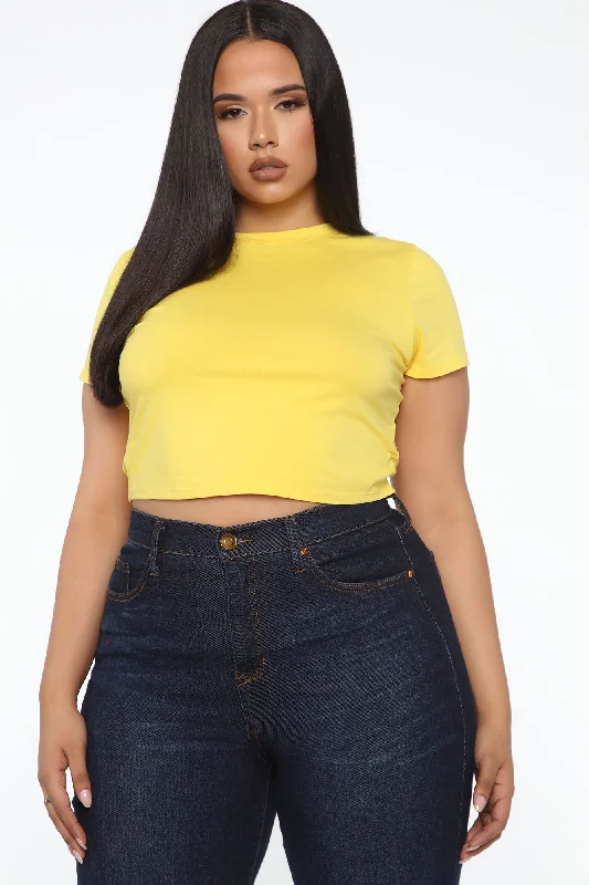 Robin Crop Top - Citron