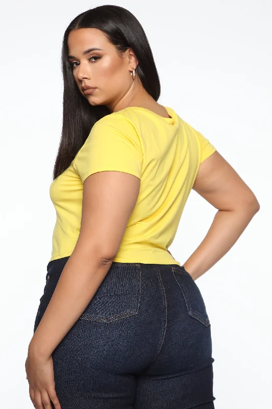 Robin Crop Top - Citron