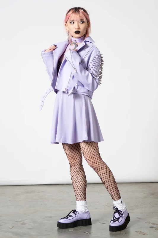 Suspend Me Statement Skirt [PASTEL LILAC]