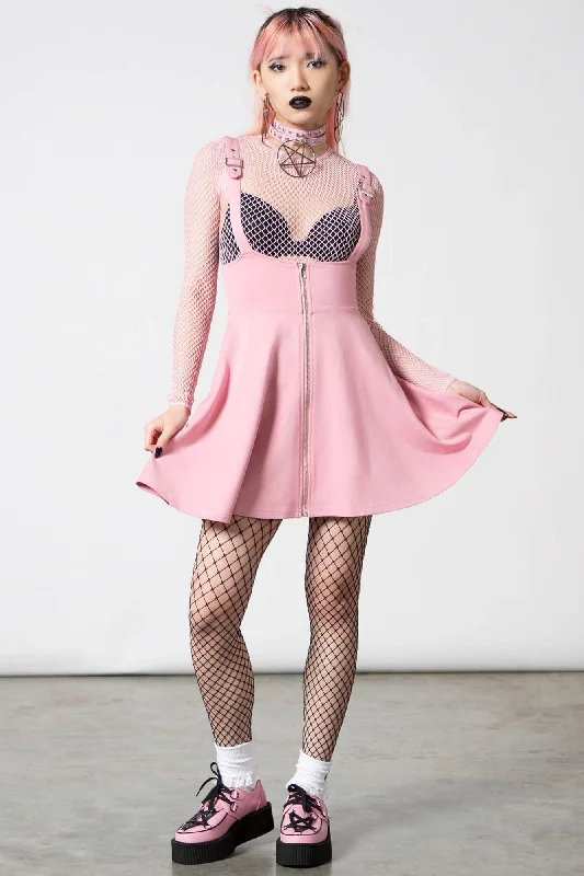 Suspend Me Statement Skirt [PASTEL PINK]