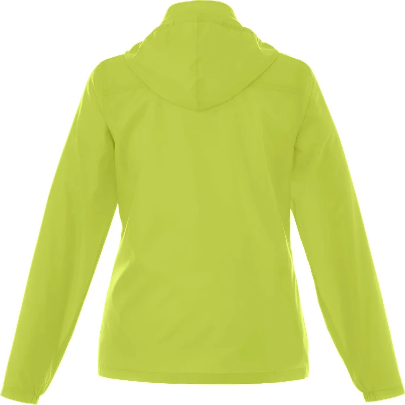 Elevate Women's Hi-Liter Green Darien Packable Jacket