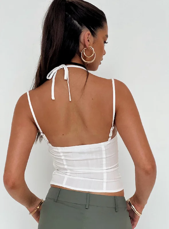 Trynia Top White