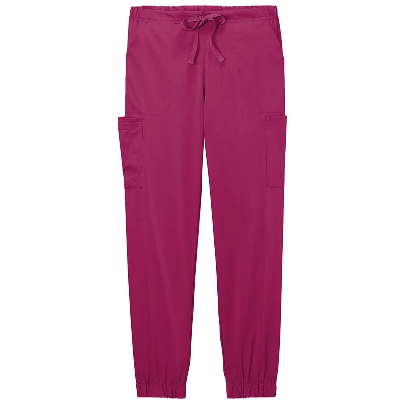 WonderWink Women's Wine Premiere Flex Jogger Pant