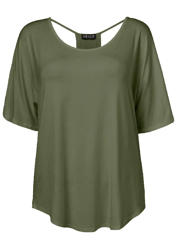 Racerback basic top - Olive