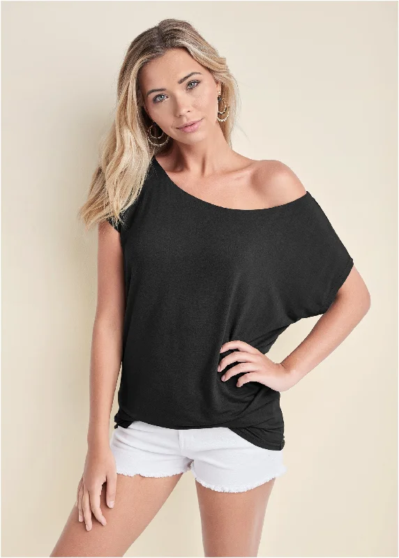 Casual tee - Black