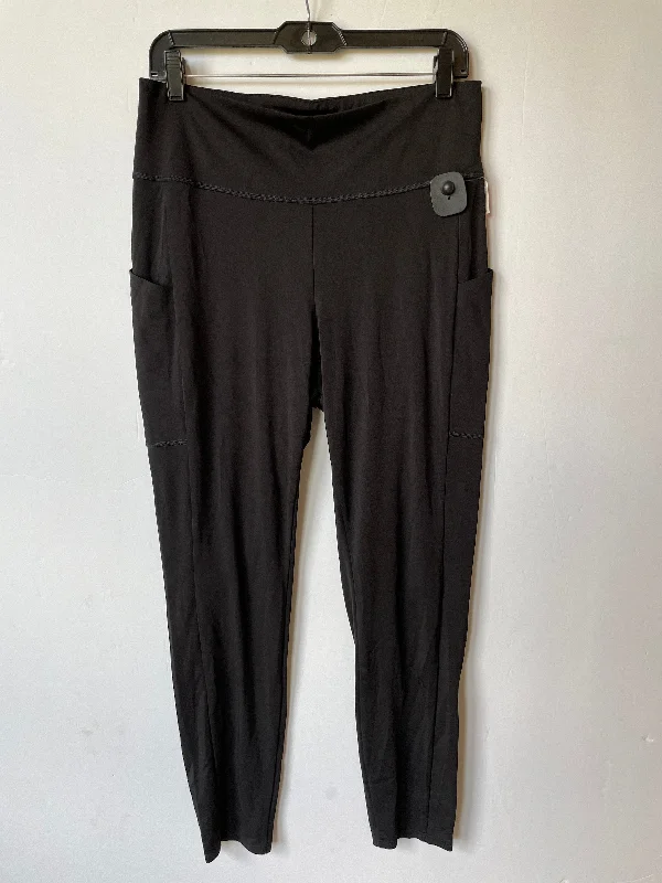 Black Pants Leggings Soma, Size Xl