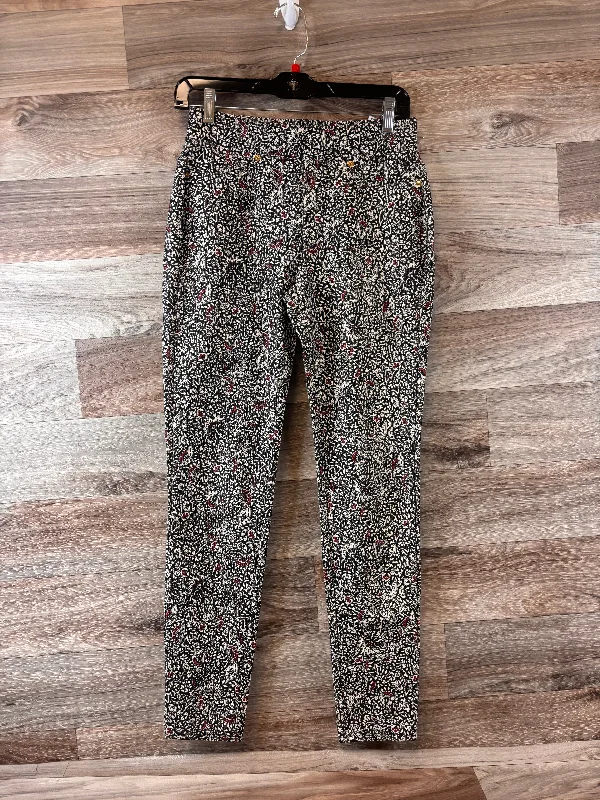 Black & Tan Pants Leggings Michael By Michael Kors, Size S