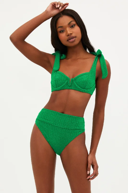 Blair Top Jelly Bean Green Terry