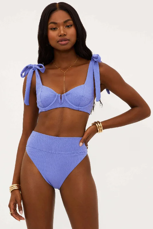 Blair Top Periwinkle Waffle